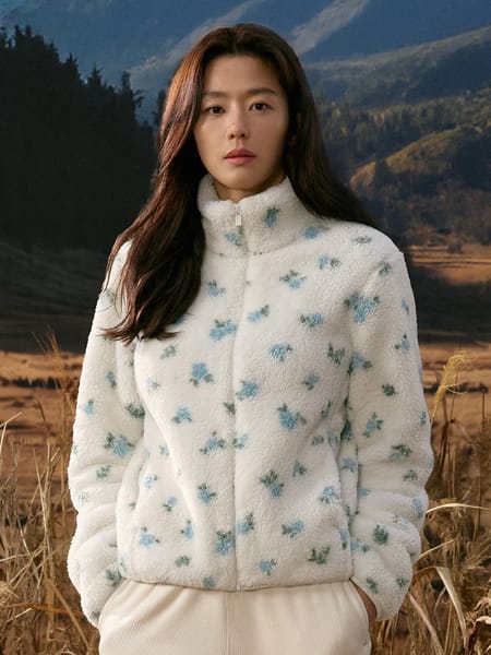 플러피플리스 하이넥 집업| 탑텐 공식몰